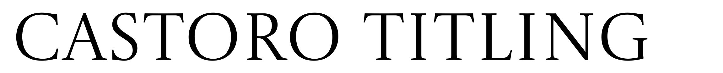 Castoro titling