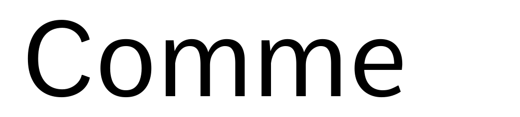 Comme