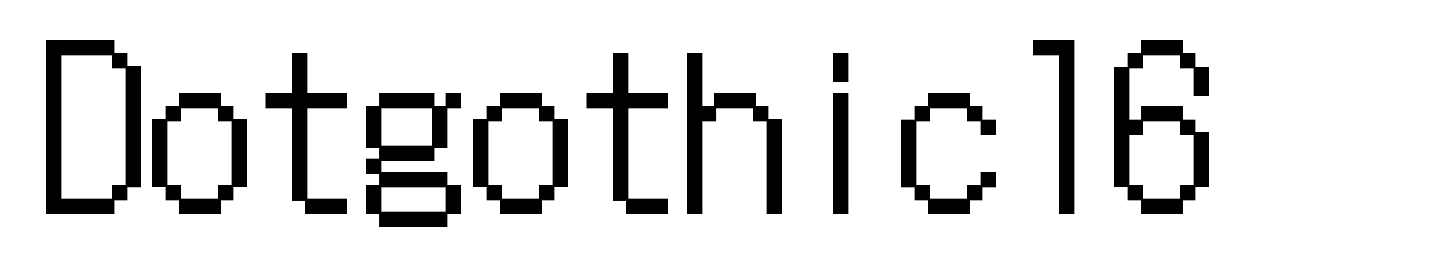 Dotgothic16