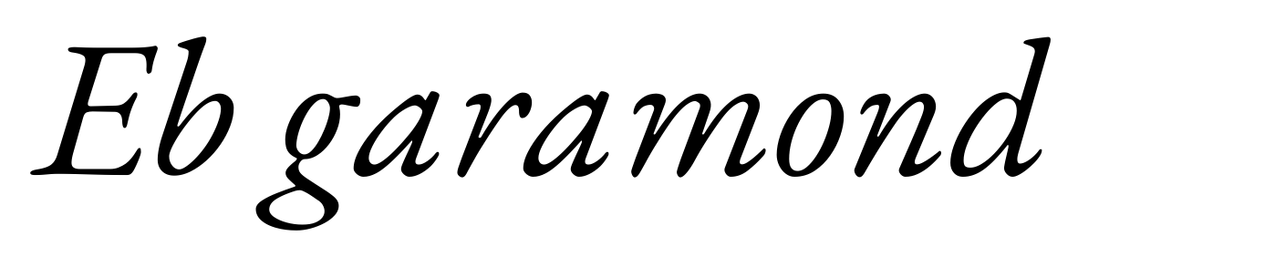 Eb garamond