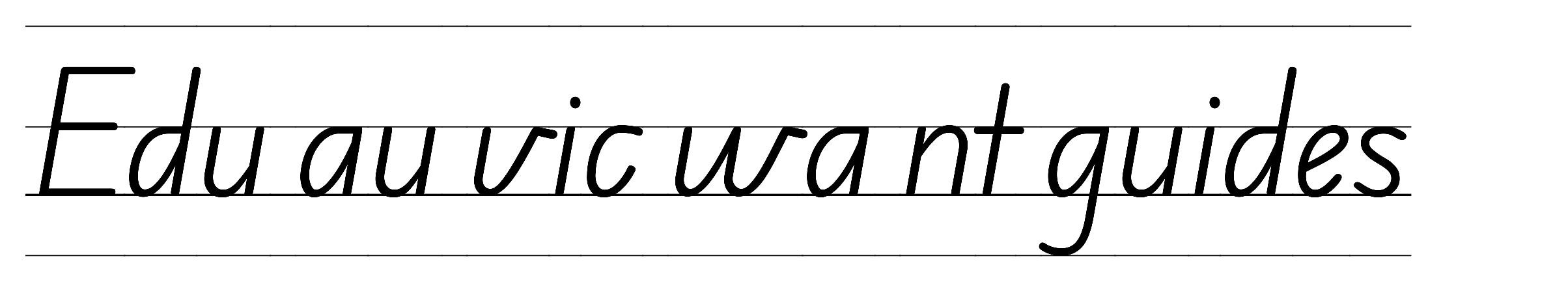 Edu au vic wa nt guides