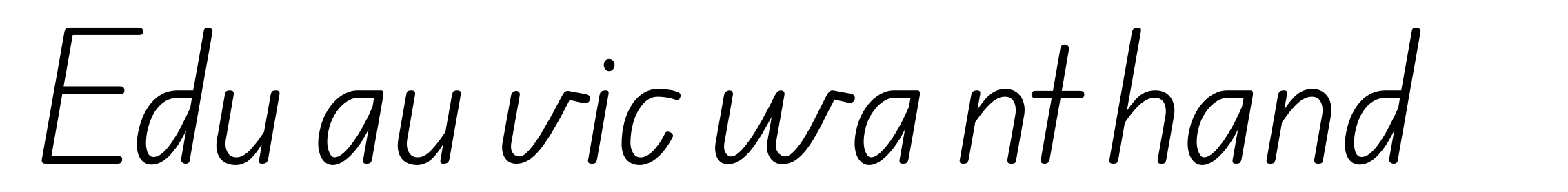 Edu au vic wa nt hand