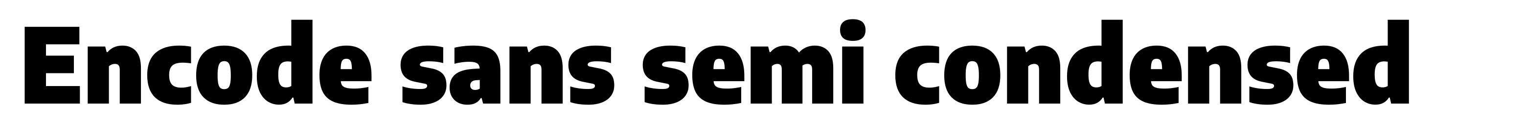 Encode sans semi condensed