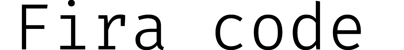 Fira code