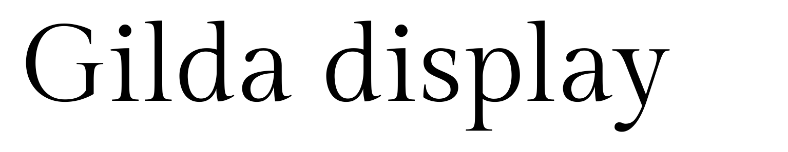 Gilda display