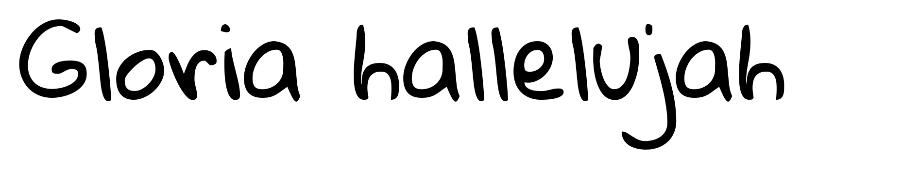 Gloria hallelujah