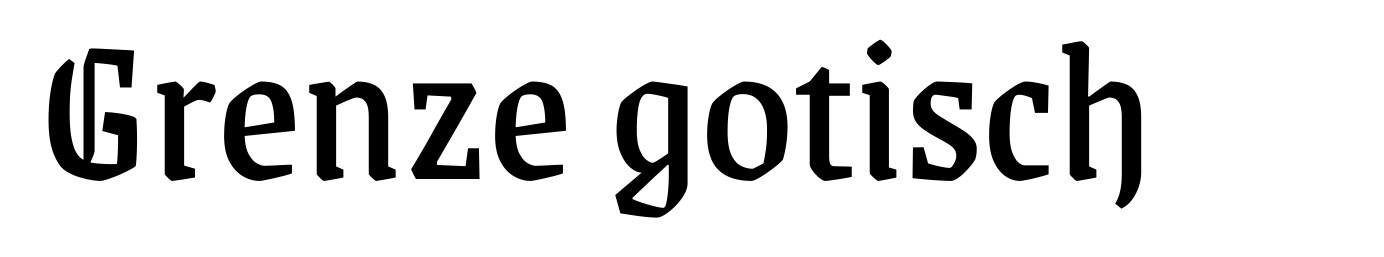 Grenze gotisch