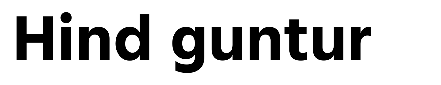 Hind guntur