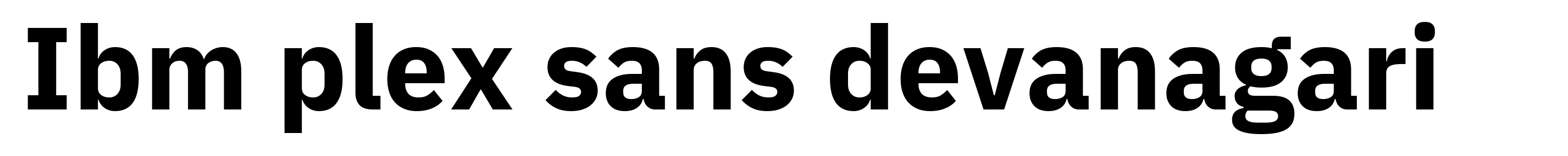 Ibm plex sans devanagari