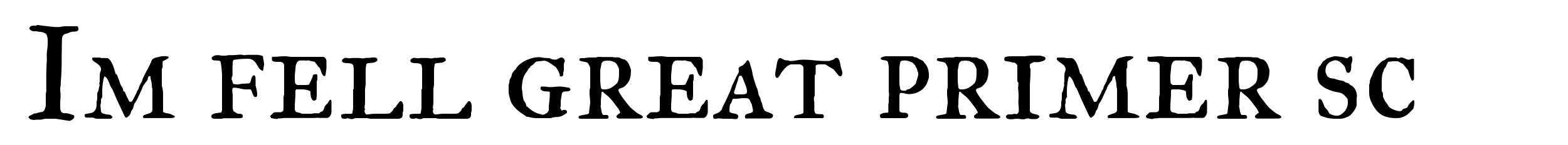 Im fell great primer sc