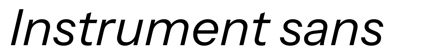 Instrument sans