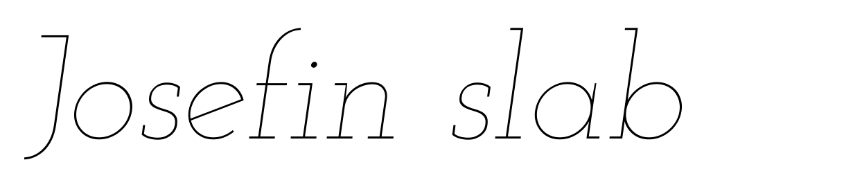 Josefin slab