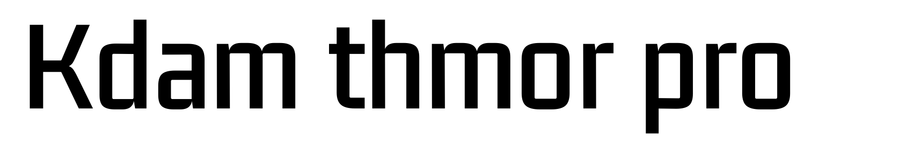Kdam thmor pro