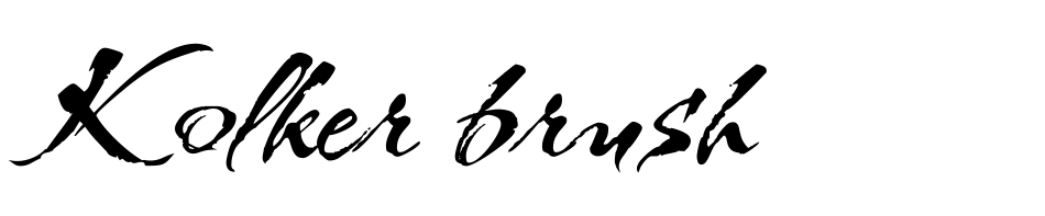 Kolker brush