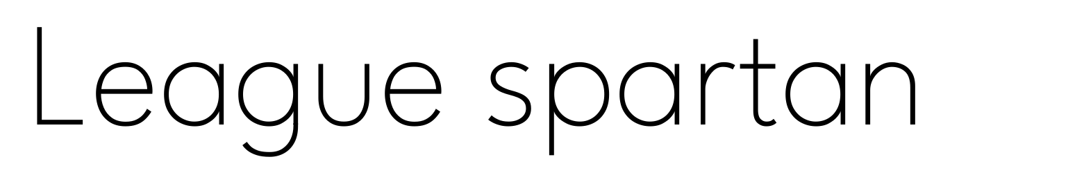 League spartan