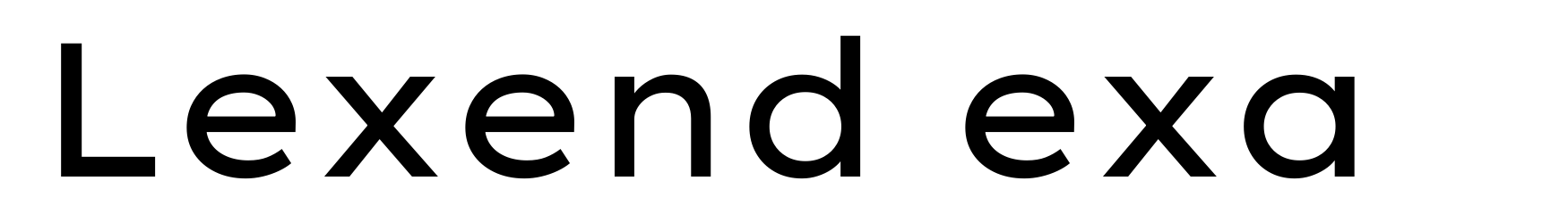 Lexend exa