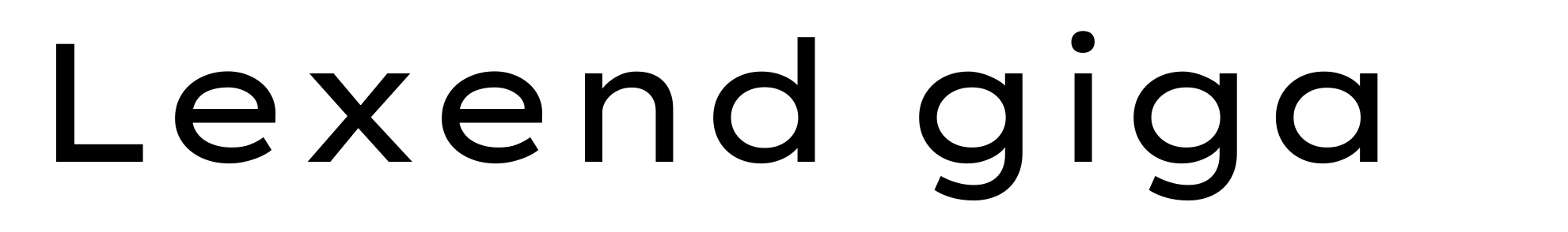 Lexend giga