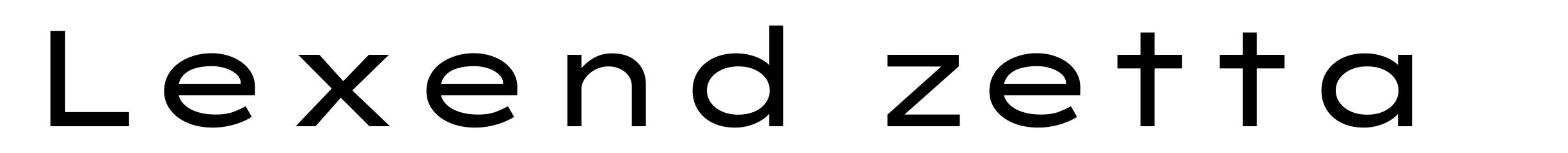 Lexend zetta