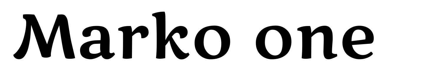 Marko one