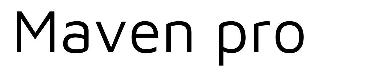 Maven pro