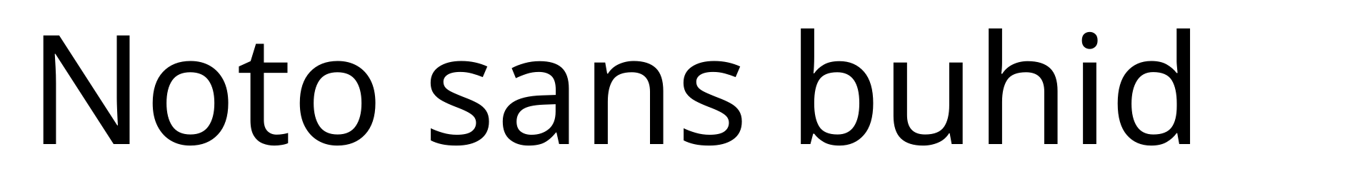 Noto sans buhid