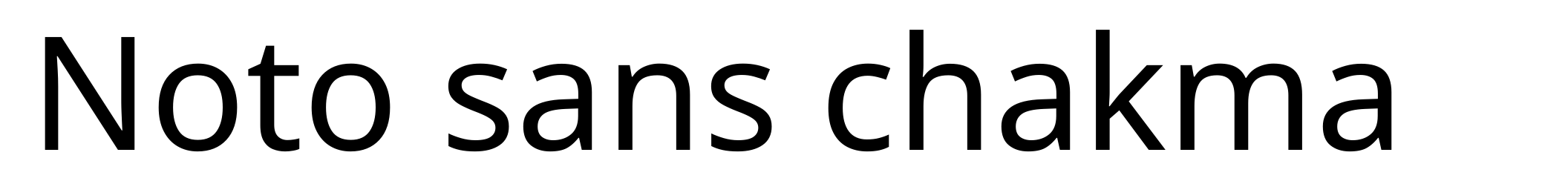 Noto sans chakma