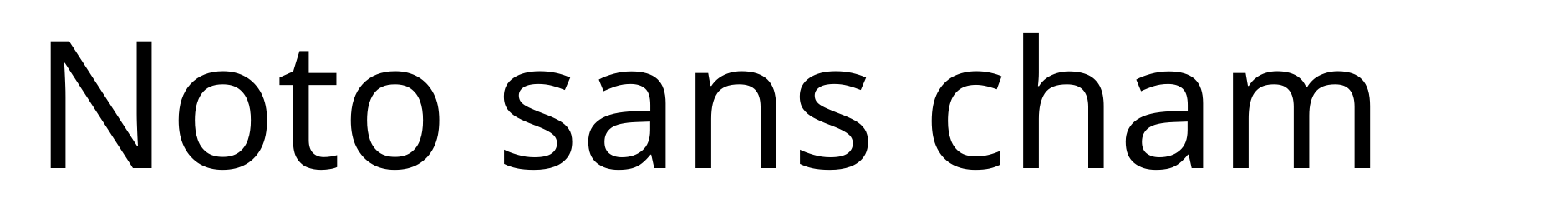 Noto sans cham