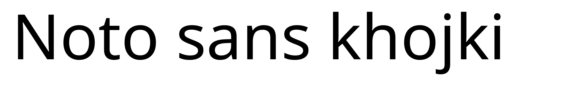 Noto sans khojki