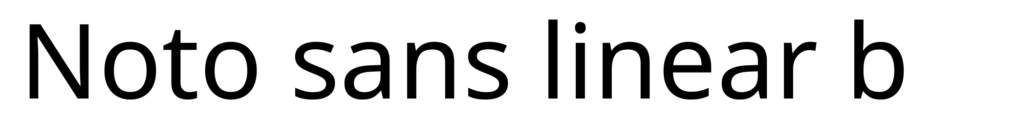 Noto sans linear b