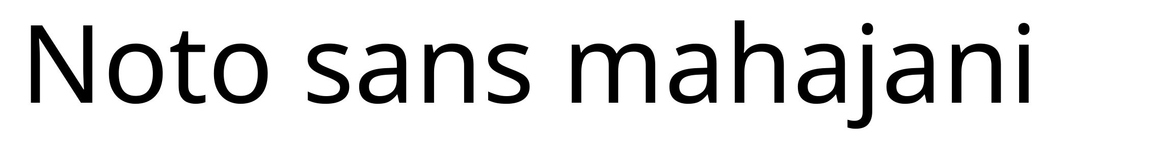 Noto sans mahajani
