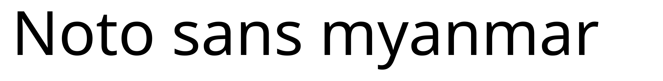 Noto sans myanmar