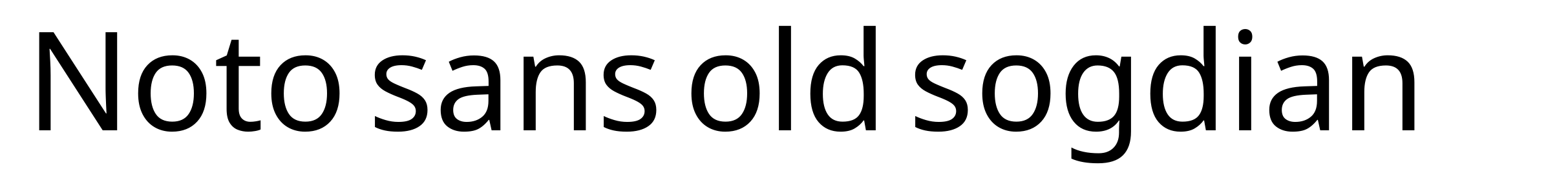 Noto sans old sogdian