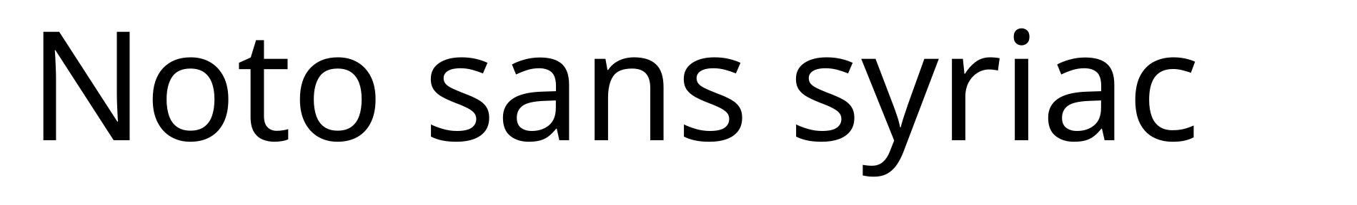 Noto sans syriac