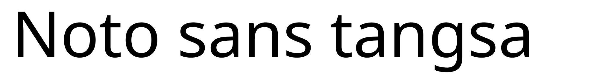 Noto sans tangsa