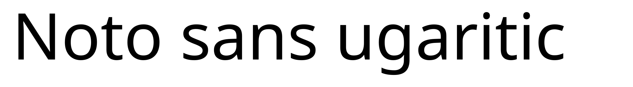 Noto sans ugaritic