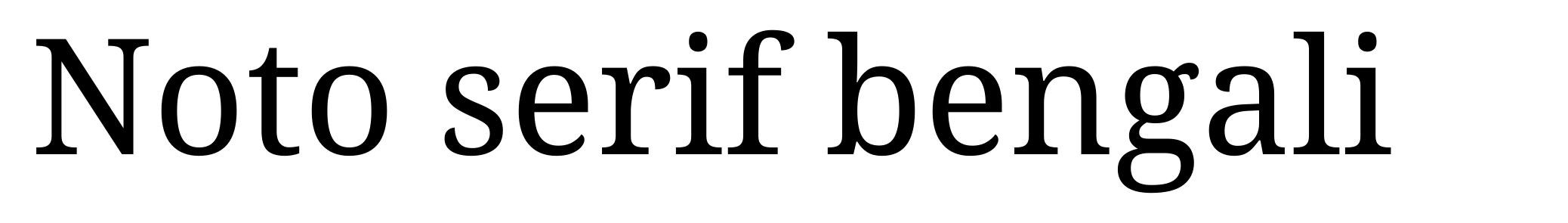 Noto serif bengali