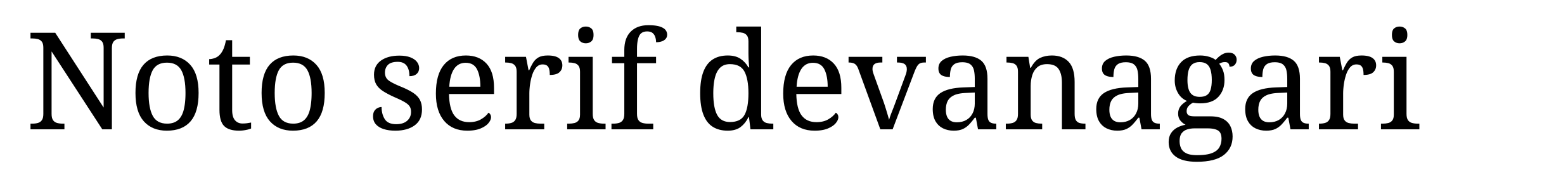 Noto serif devanagari