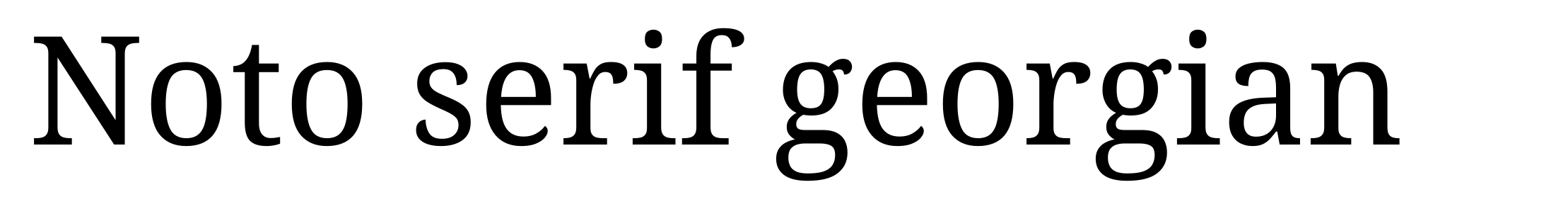 Noto serif georgian