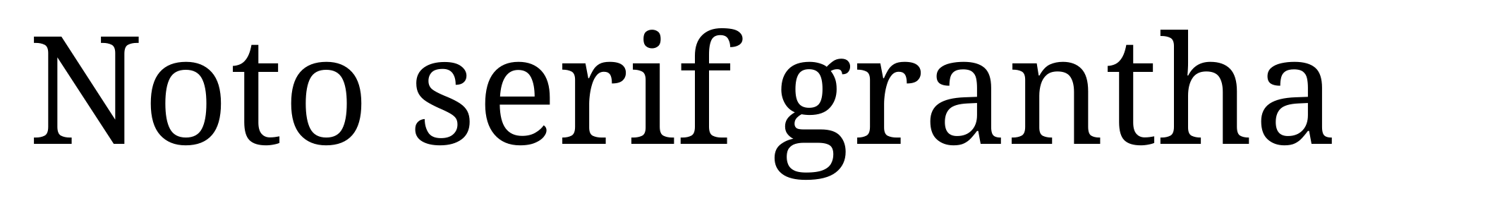 Noto serif grantha