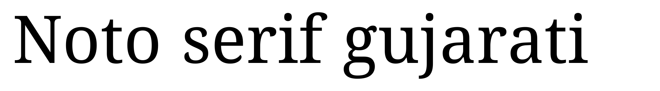 Noto serif gujarati
