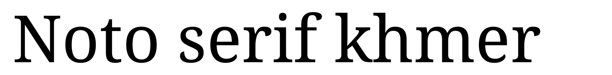 Noto serif khmer