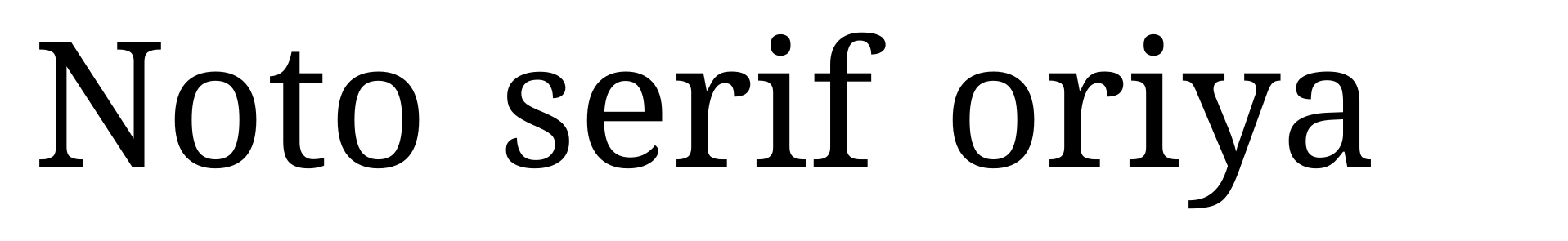 Noto serif oriya