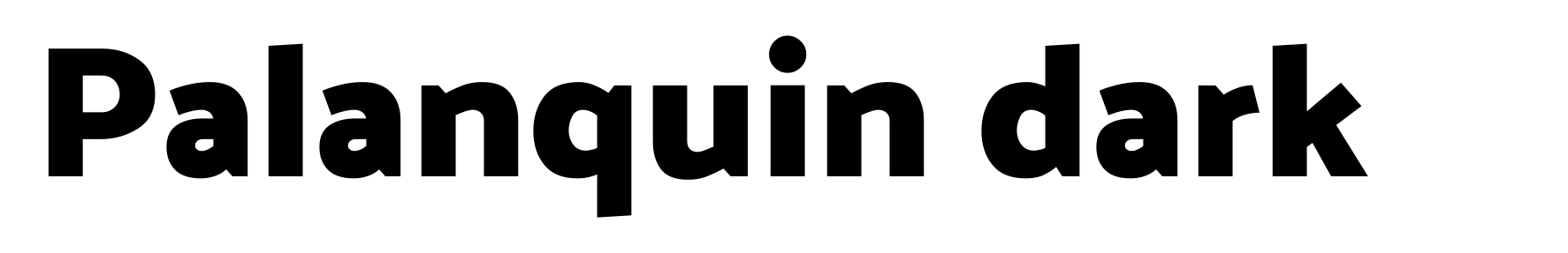 Palanquin dark