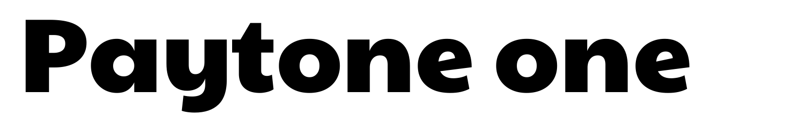 Paytone one