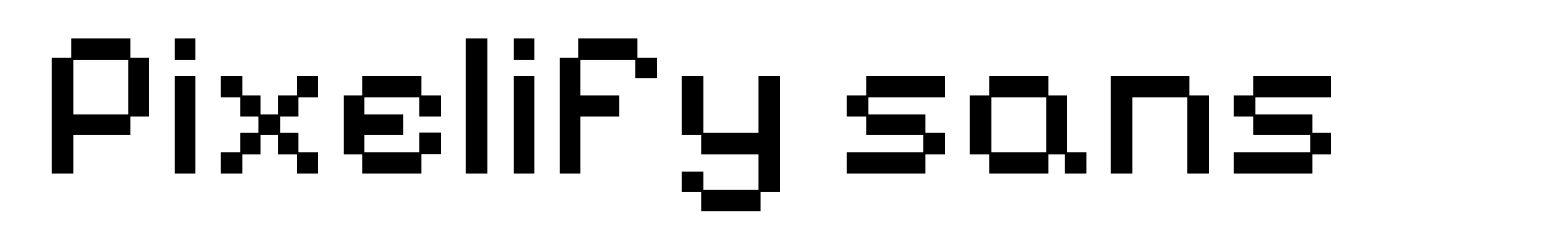 Pixelify sans