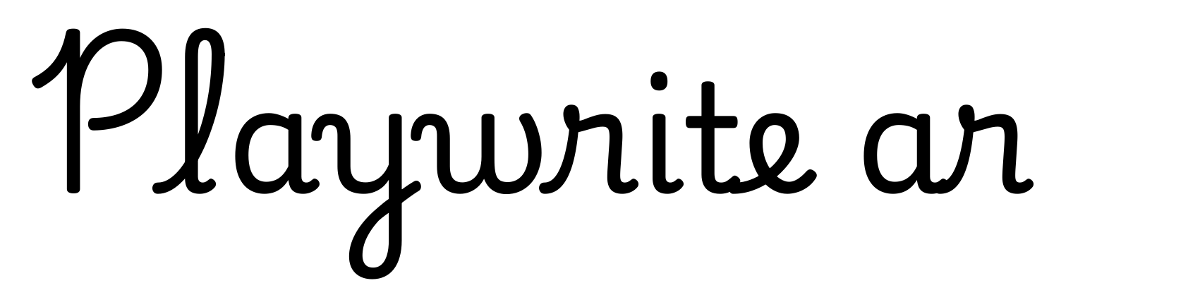 Playwrite ar