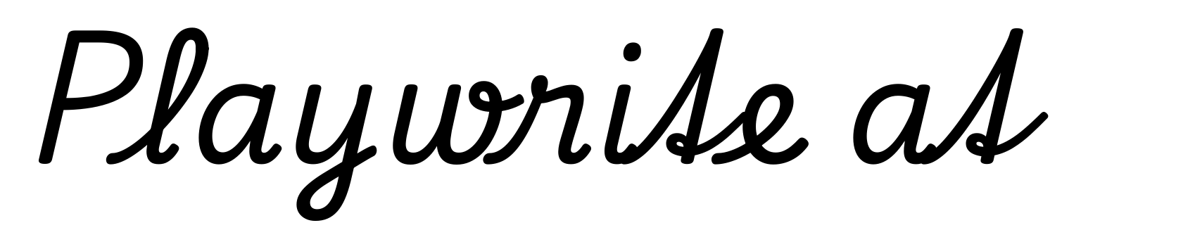 Playwrite at