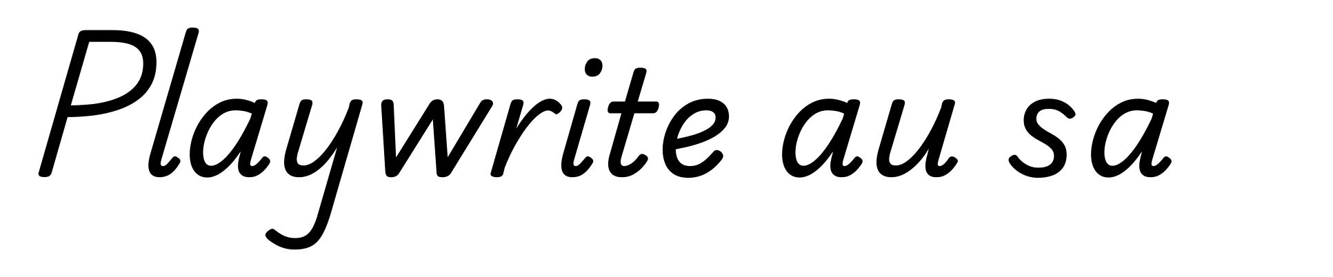 Playwrite au sa