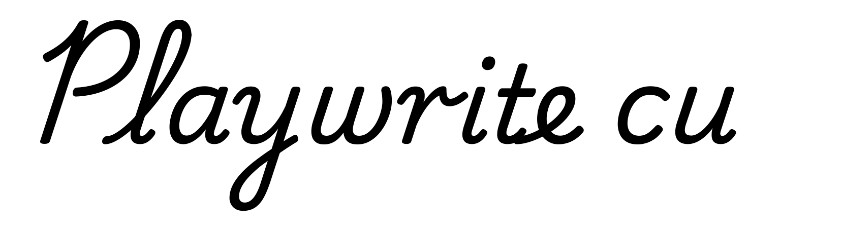 Playwrite cu