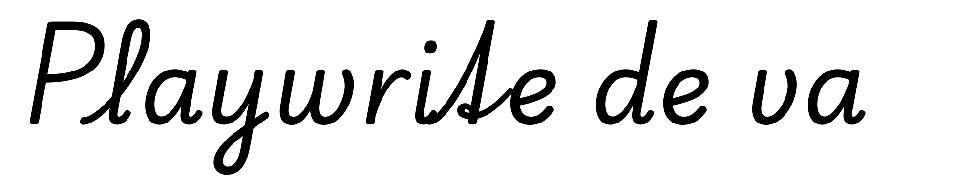 Playwrite de va